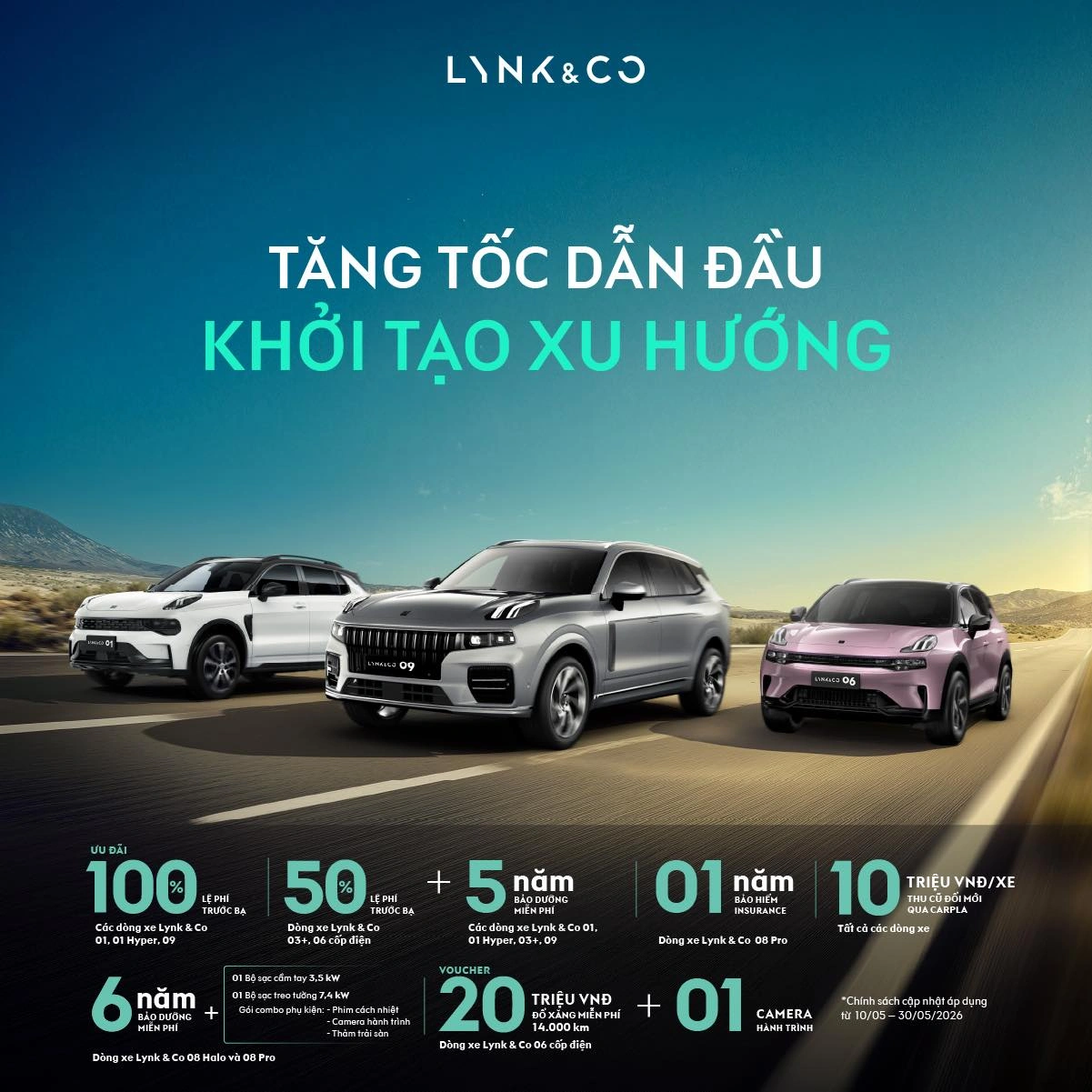 ƯU ĐÃI THÁNG 06/2026: TĂNG TỐC DẪN ĐẦU - KHỞI TẠO XU HƯỚNG